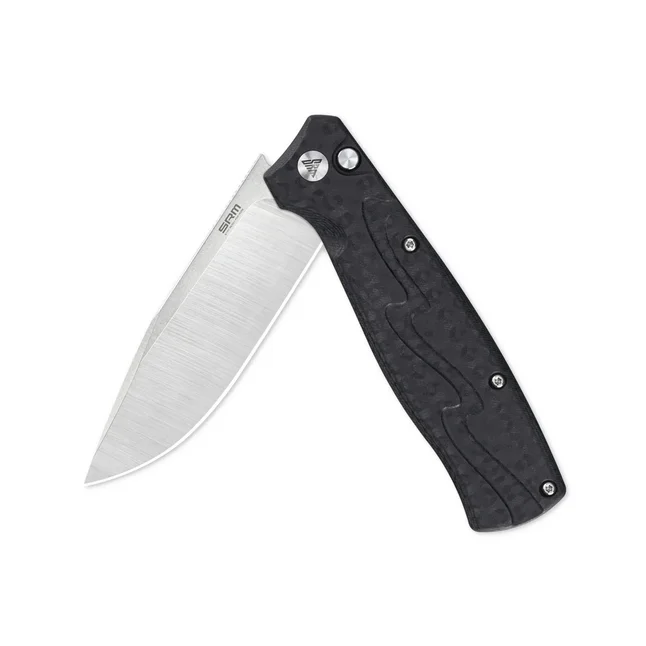 Нож складной туристический SRM (9.2 см) 14C28N / G10 черный — Photo 1