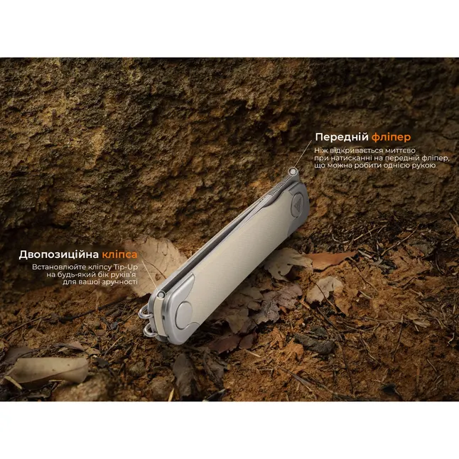 Ніж складаний SRM Enso 131M-GT, білий — Photo 11