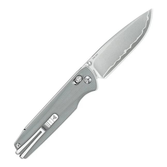 Нож складной туристический SRM Terrier (9 см) 140Cr/G10 серый — Photo 3