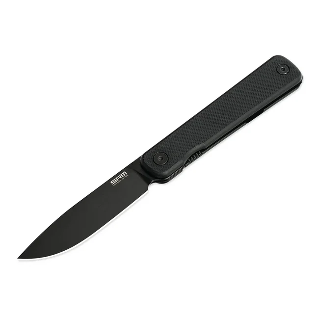 Ніж складаний туристичний SRM Palfrey 135L-GB (8.3 см) 14C28N / G10 чорний — Photo 2