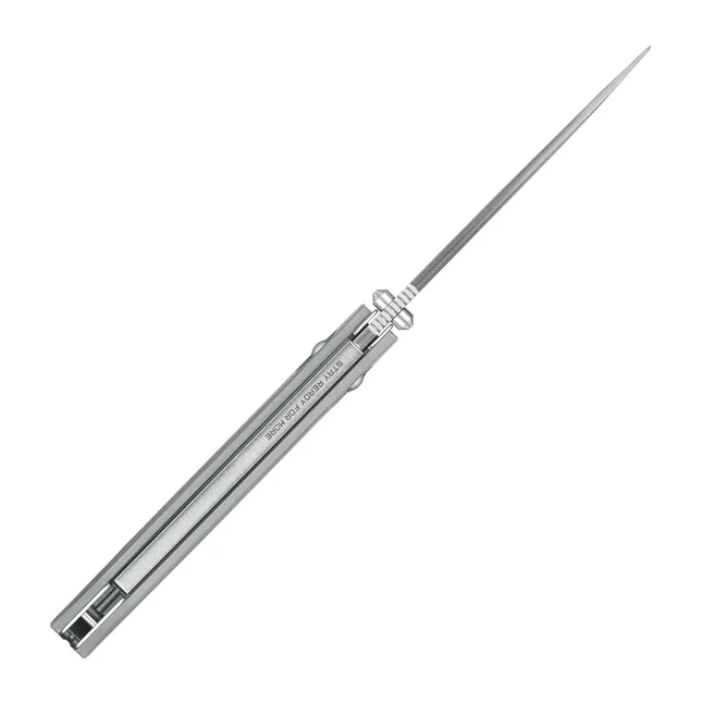 Нож складной туристический SRM Terrier (9 см) 140Cr/G10 серый — Photo 4