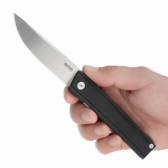 Ніж складаний SRM 401LC-GB, чорний — Photo 5