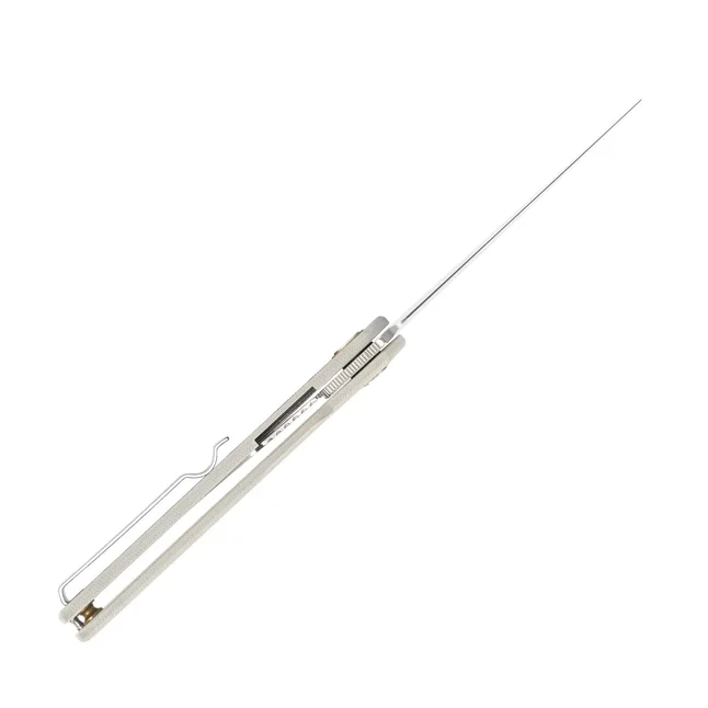 Ніж складаний кишеньковий SRM Air 105M-GK, (7,5 см) 14C28N / G10, білий — Photo 4