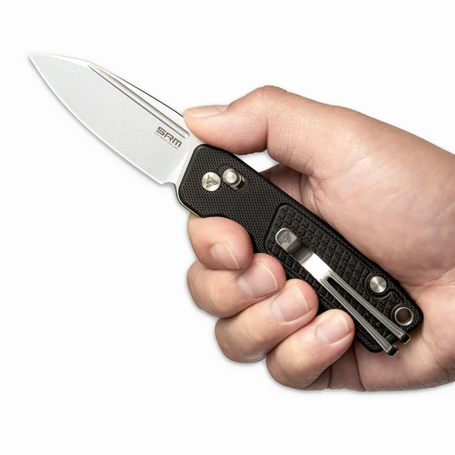 Ніж складаний кишеньковий SRM Scout (6.9 см) 14C28N / G10, чорний — Photo 7