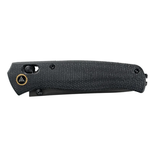 Нож складной туристический SRM Medal (8,2 см) 140Cr/Micarta, черный — Photo 7