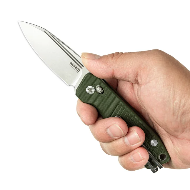 Ніж складаний кишеньковий SRM Scout 7229-GP (6.9 см) 14C28N / G10 зелений — Photo 7