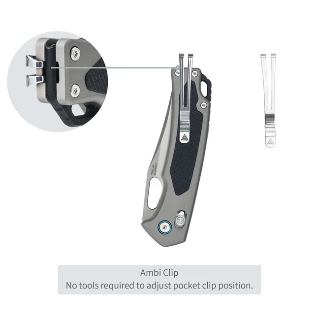 Ніж складаний SRM Retriever 9203-AK, чорно-сірий — Photo 12