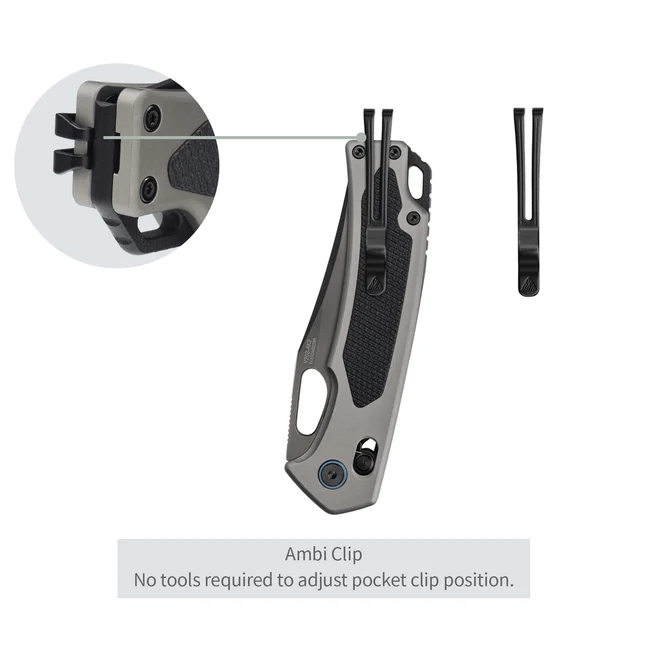 Ніж складаний SRM Retriever 9203-AK2, чорно-сірий — Photo 12