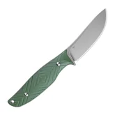 Ніж з чохлом туристичний SRM Fossa 605T-GP, (8.8 см) 14C28N / G10 зелений — Photo 9