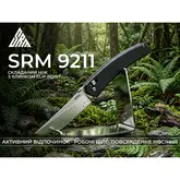 Нож складной туристический SRM 9211-GB2 (9.2 см) 8Cr13MoV / G10 черный — Photo 19