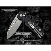 Нож складной карманный SRM Scout 7229-GB (6.9 см) 14C28N / G10 черный — Photo 21