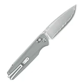 Нож складной туристический SRM Terrier (9 см) 140Cr/G10 серый — Photo 16