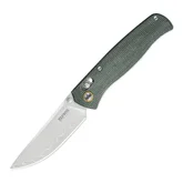 Ніж складаний туристичний SRM Medal (8,2 см) 140Cr / Micarta, зелений — Photo 13