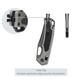 Ніж складаний SRM Retriever 9203-AK2, чорно-сірий — Photo 25