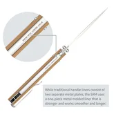 Ніж складаний SRM Terrier 258L-GW2, коричневий — Photo 26