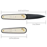 Ніж складаний SRM Twin 251MB-GT2, білий — Photo 22